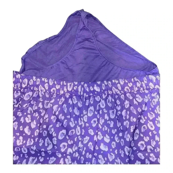 All In Motion Purple Leopard Print Shorts, XXL - Picture 6 of 8